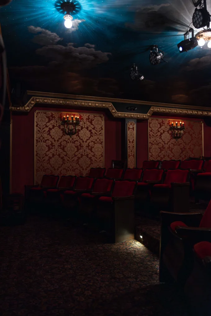 The dining room at House of Cards